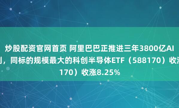 炒股配资官网首页 阿里巴巴正推进三年3800亿AI基建计划，同标的规模最大的科创半导体ETF（588170）收涨8.25%